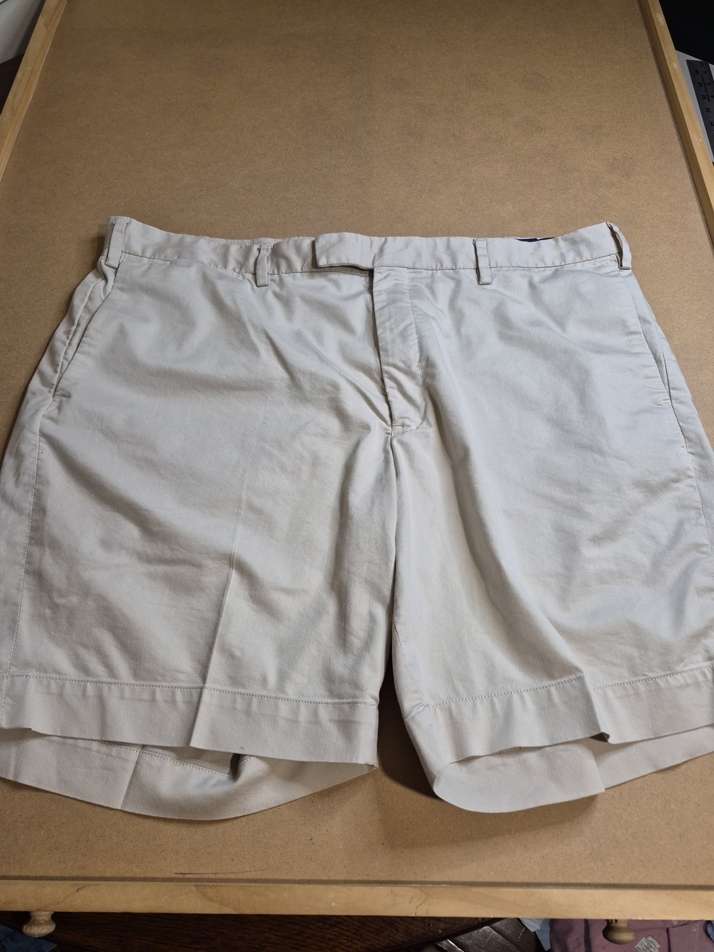 Polo by Ralph Lauren Cream Men's Flat Front Chino Shorts 4388/5